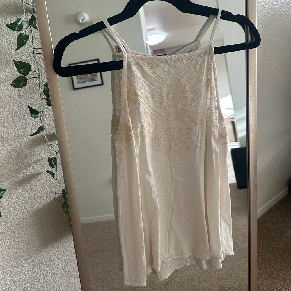 Love on a Hanger Cream Lace Camisole